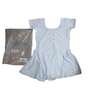 𝅺Arshiner Ballet Dance Leotard Girl White Costume